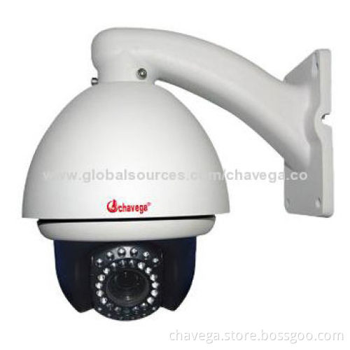 Mini High-speed IR PTZ Camera, 700TVL, 1/3" Sony CCD, 10x Optical Focus, 256 Presets RS485/Pelco D/P